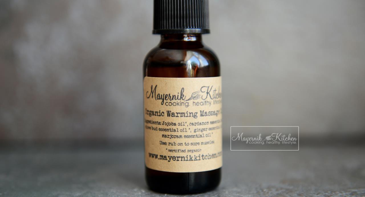 Organic Warming Massage Oil - Mayernik Kitchen