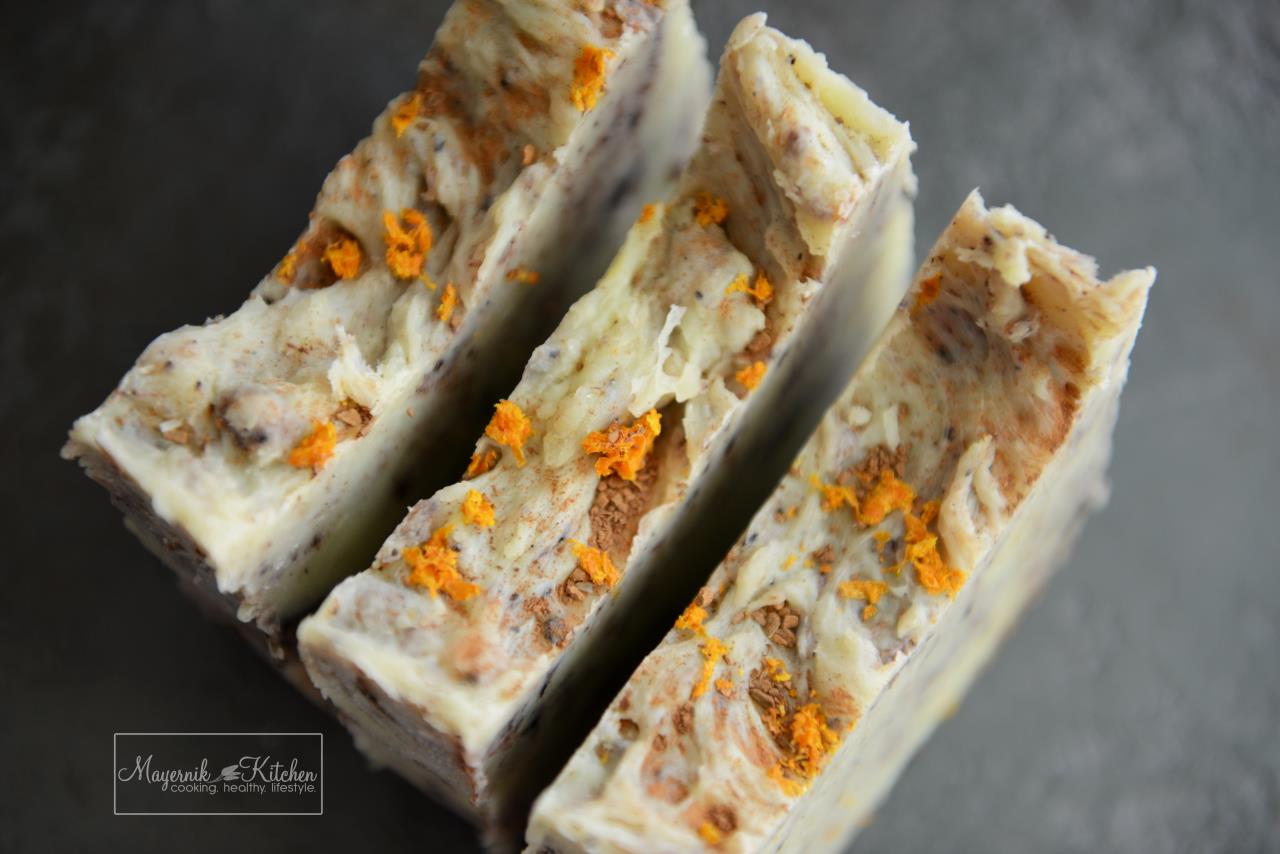 Homemade Vegan Soap - Cinnamon & Orange - Mayernik Kitchen