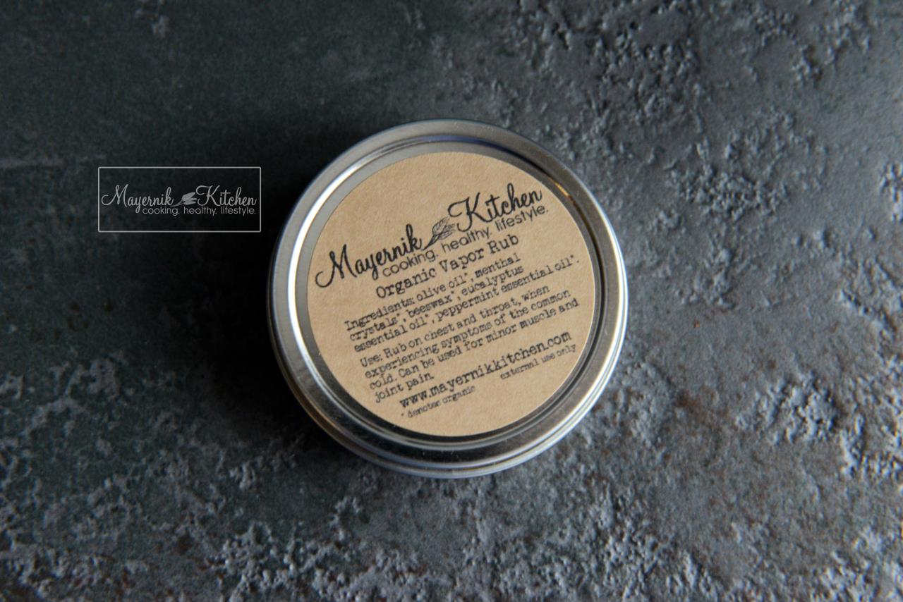 Homemade Organic Vapor Rub - Mayernik Kitchen