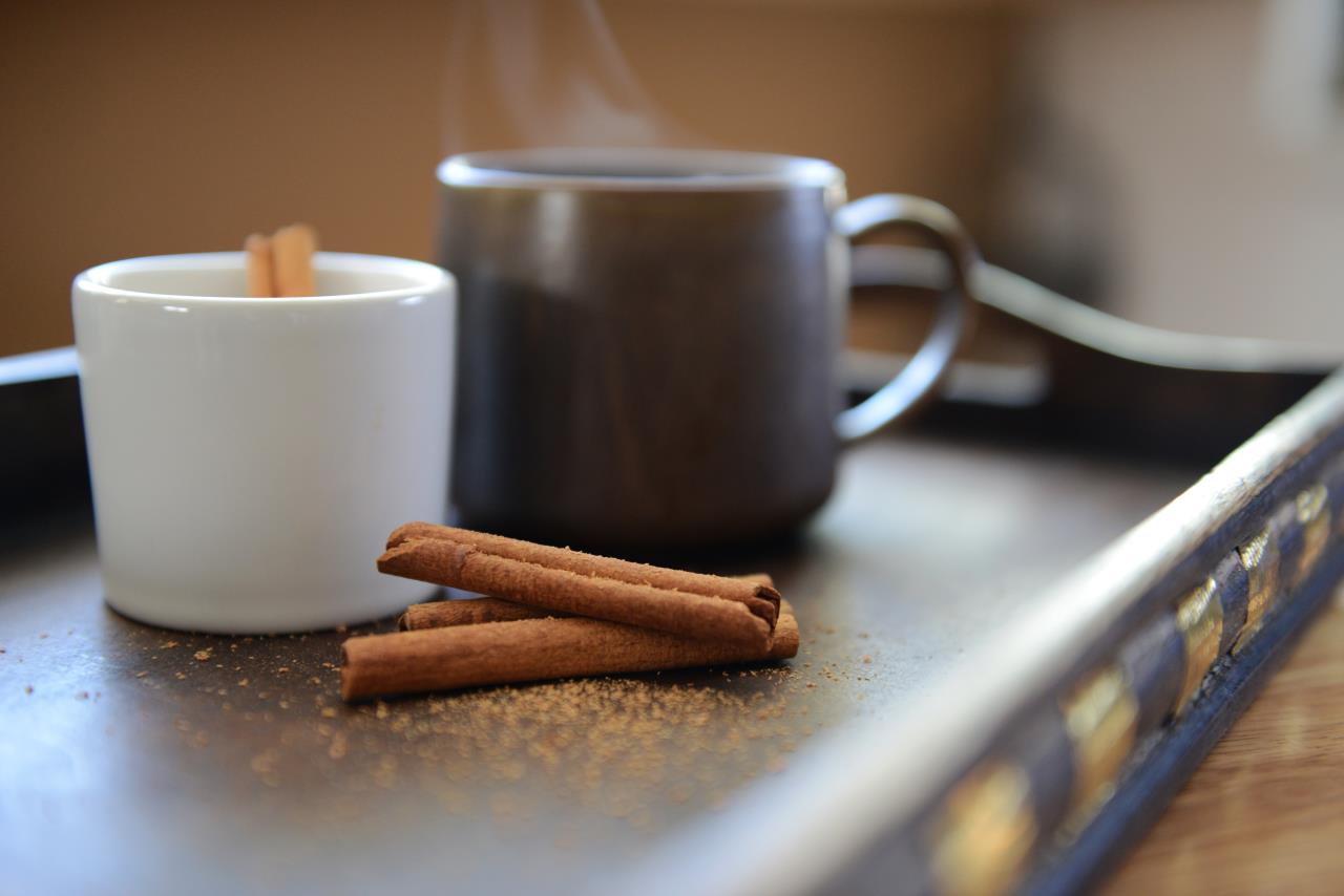 Hot Coffee with Cinnamon Sticks - Mayernik Kitchen